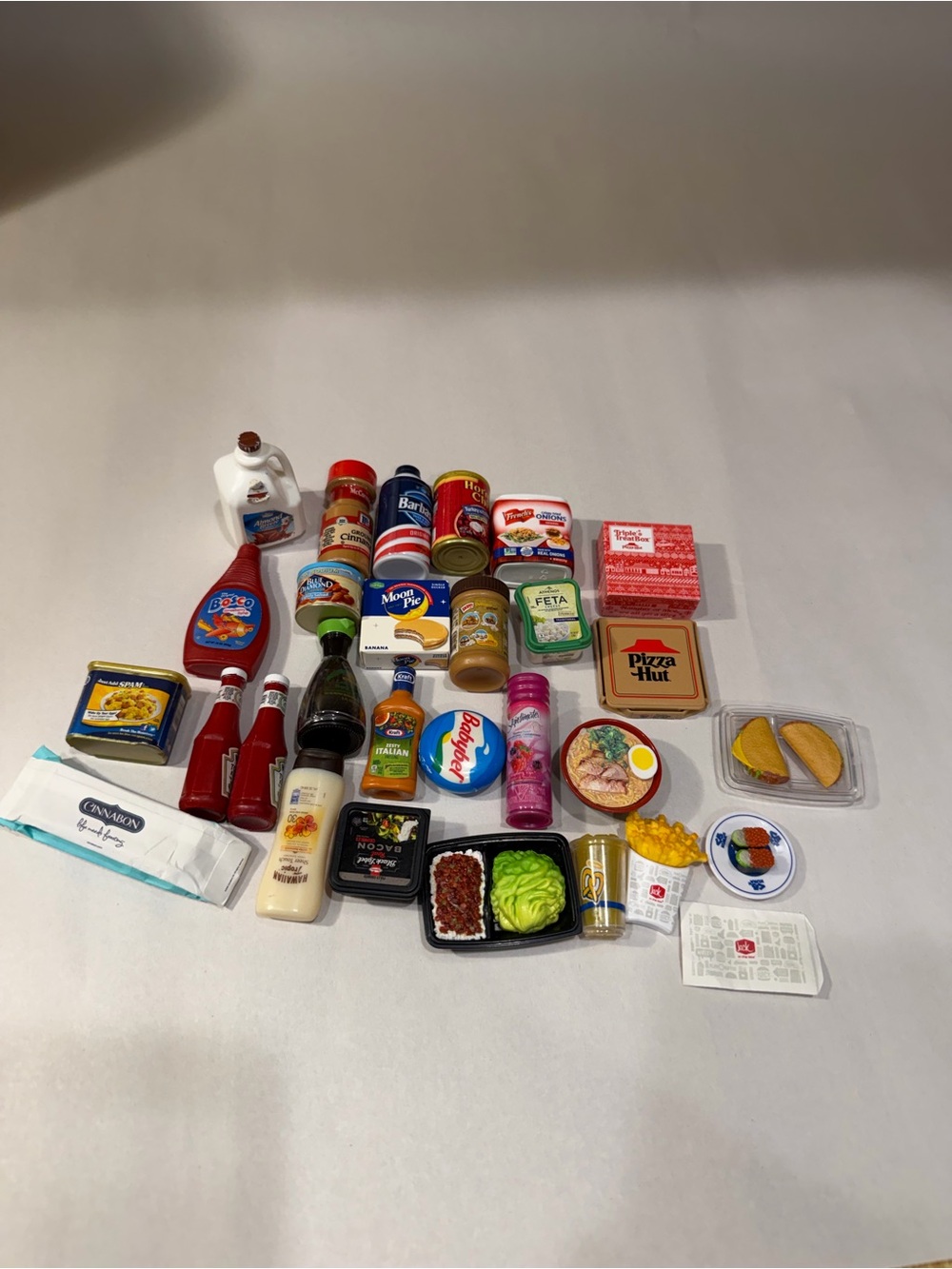 Miniature Assorted Grocery & Condiment Playset - Multicolor